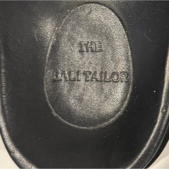 THE BALI TAILOR NWOB Oska Cushioned Leather Criss Cross Slide Sandals Black 7 - Picture 7 of 9